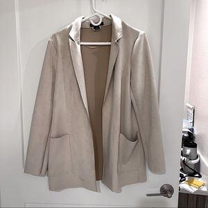 SOFT FAUX SUEDE JACKET
